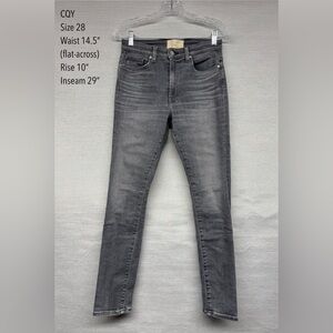 Grey CQY High Rise Skinny Jeans